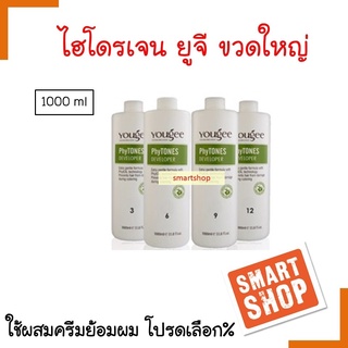 แท้100% ไฮโดรเยน Yougee ยูจี PhyTones Developer ดีเวลลอปเปอร์ 1000 ml ป้องกันผมเสียในระหว่างการทำสีผม ไม่แสบและกลิ่นไม่