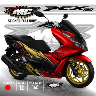 สติกเกอร์กราฟฟิค MCD Pcx160 2022 - Dekal Pcx160 NEW 2021 2022 2022 มินิมอล ดีไซน์มินิมอล ใหม่ล่าสุด MCD 160 12