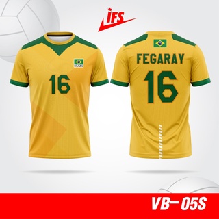 เสื้อวอลเลย์บอลทีมชาติบราซิลFEGARAY