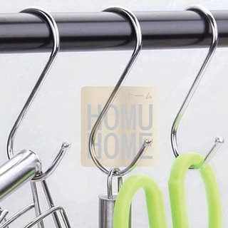 【HOMUHOME ホーム】ตะขอแขวน ตะขอตัวs ตะขอแขวนอเนกประสงค์ ตะขอสแตนเลสStainless Steal แข็งแรง ไม่เป็นสนิม HH55 SSS