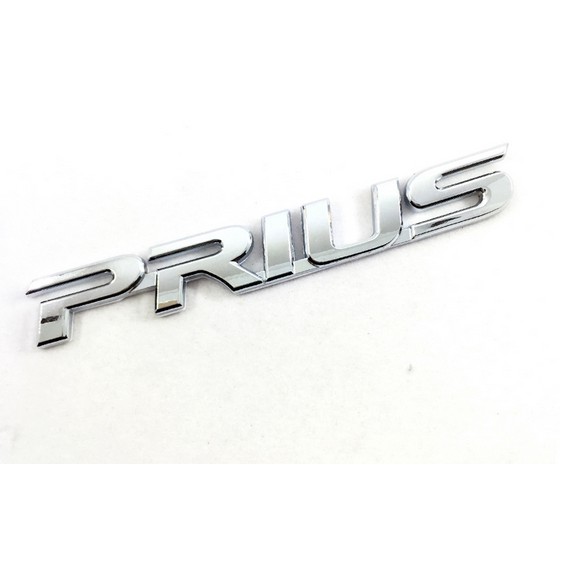 โลโก้ พรีอุส โตโยต้า งานพลาสติก ชุบโครเมี่ยม PRIUS Letter Logo Car Auto ...