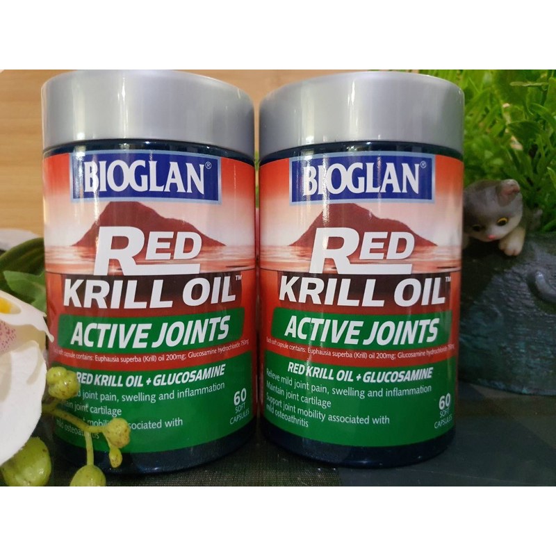 Bioglan Red Krill Oil Active Joint Plus วิตามินบำรุง กระดูกและข้อจำนวน
