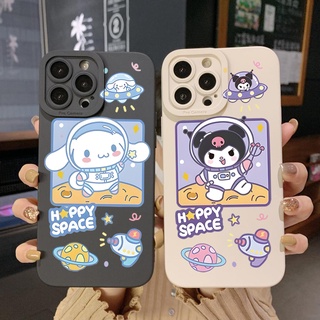 เคสโทรศัพท์มือถือ ขอบสี่เหลี่ยม แบบเต็ม ลาย Cinnamoroll Kuromi สําหรับ Infinix Hot 12i 10S 11 10 Play 11S 10i Smart 6 HD X6511 X657B X6512 Note 12 G96