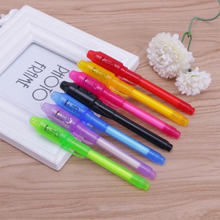 *❤❤4Pcs/set Invisible Ink Pen Built in UV Light Magic Marker