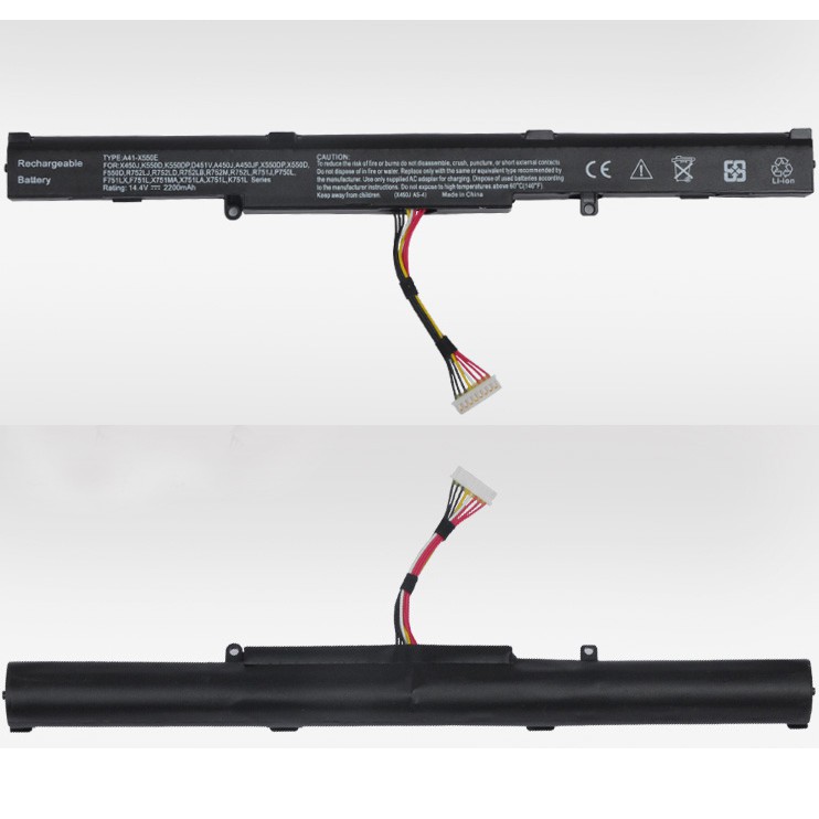 ASUS A41 X550E K550D D451V X550D J A450JF VM580D  K555Z D451V A450JF X450J X550 notebook battery