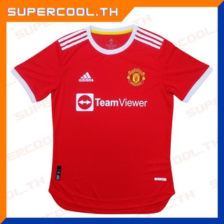 มีถึง 5XL Manchester United 2021/22 Player เสื้อแมนยู2022 Teamviewer เสื้อแมนยูรุ่นใหม่ เสื้อManu2022