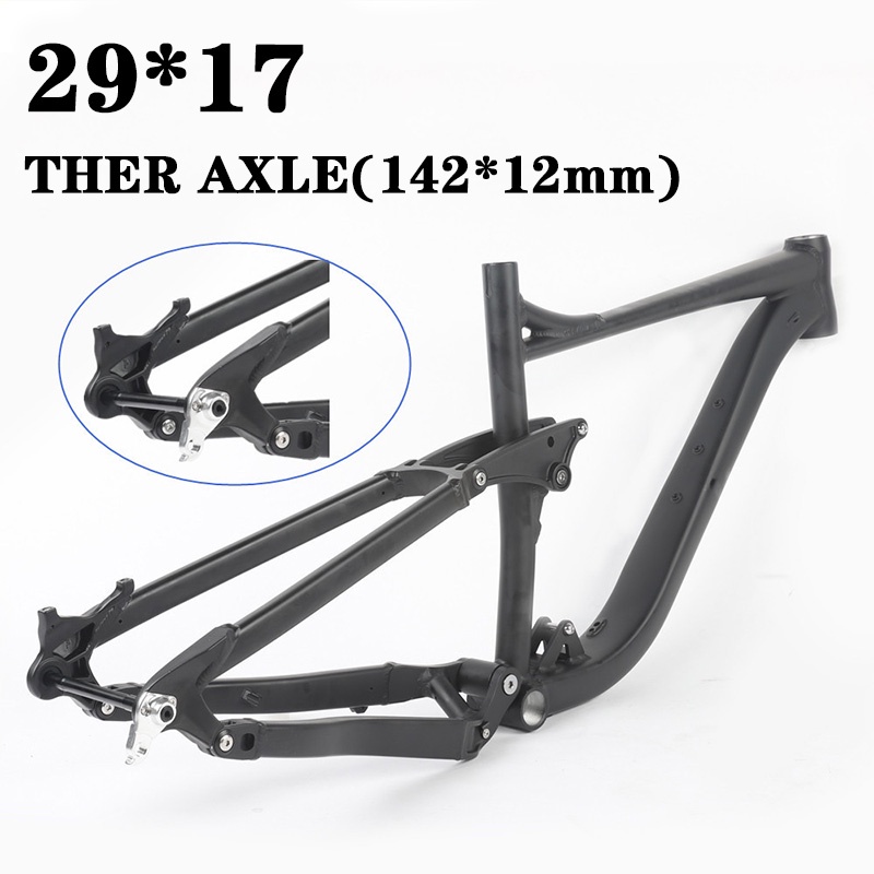 aluminum full suspension mountain bike frame