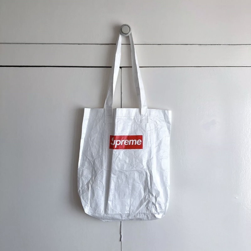 🔥พร้อมส่ง🔥Supreme Tyvek Paper Tote Bag FW15 ถุงเหนียวของแท้💯จากช็อป UK🇬🇧