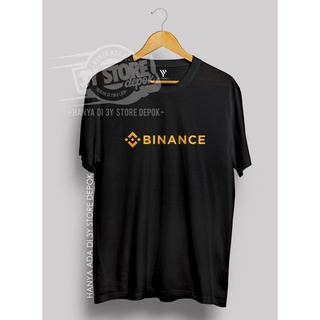 เสื้อยืดโอเวอร์ไซส์เสื้อยืด ผ้าฝ้าย พิมพ์ลาย Kripto BINANCE BNB BITCOIN BTC COMBED 30S สําหรับผู้ชาย ผู้หญิง - 3 ปีS-3XL