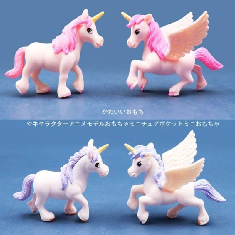 ยูนิคอร์น ม้ายูนิคอร์น Unicorn ตุ๊กตาจิ๋วตกแต่งสวน ตกแต่งบ้าน พร้อมส่ง