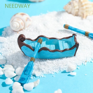 Needway เรือไม้ขนาดเล็กสําหรับตกแต่งสวน