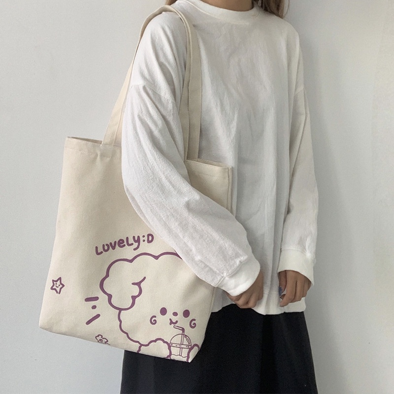 กระเป๋าผ้า Lovely Dog 2 แบบ