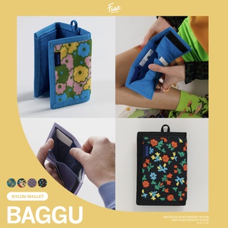 BAGGU Nylon Wallet กระเป๋าสตางค์ผ้าไนล่อน แบรนด์ Baggu นำเข้าจากประเทศอเมริกา ของแท้ พร้อมส่ง