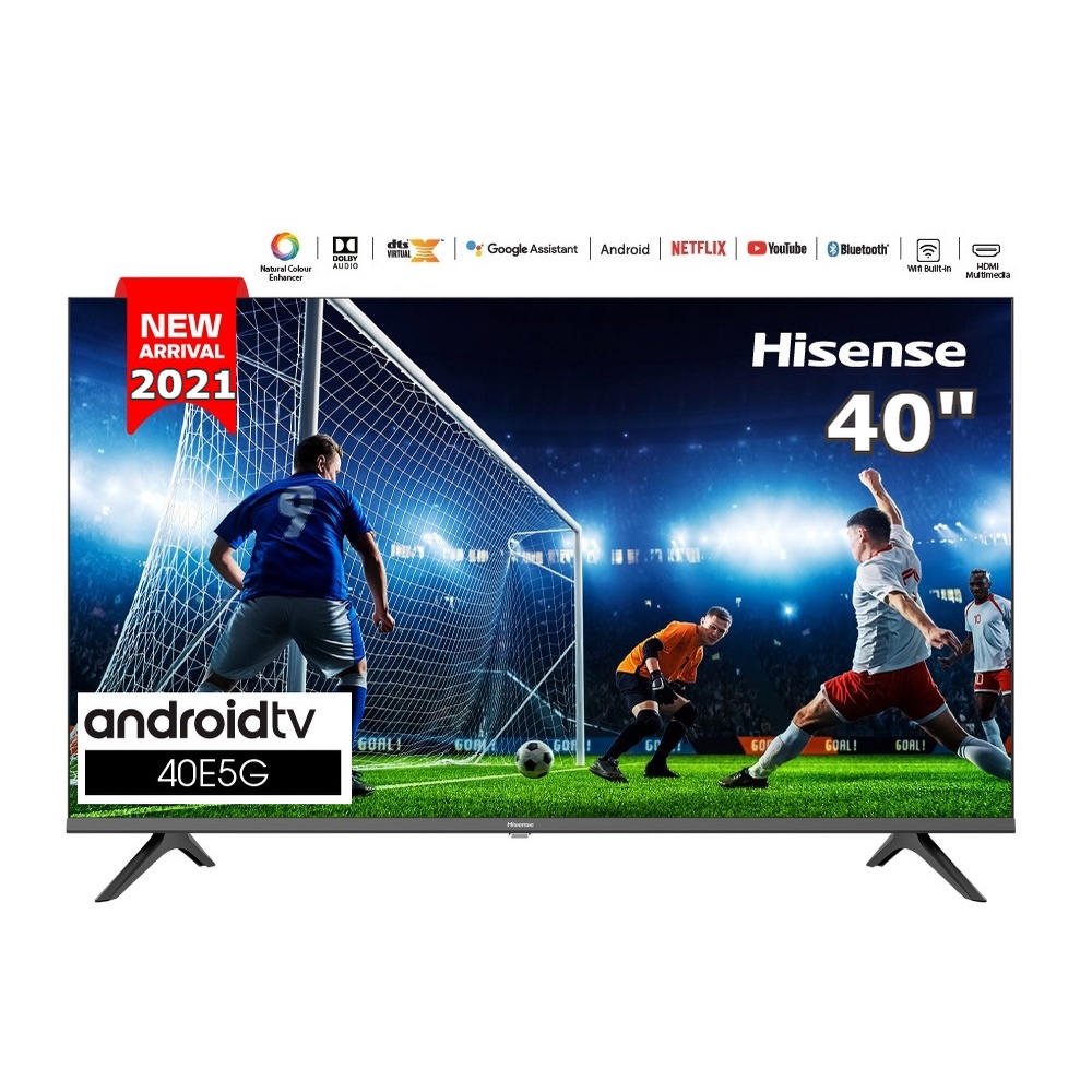 HISENSE 40 นิ้ว 40E5G LED SMART Android TV รุ่นใหม่ 2021 สินค้า Clearance