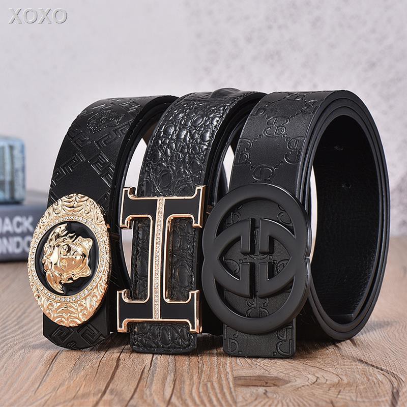 all red versace belt