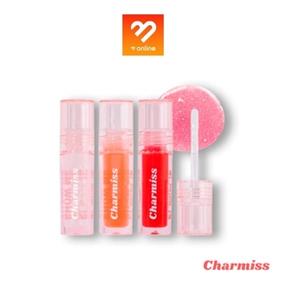 Charmiss Show Me Your Love Glitter Lip Gloss 2.5g. ลิปกลอสสีใส เนื้อกลอสบางเบา ไม่เหนียวเหนอะหนะ