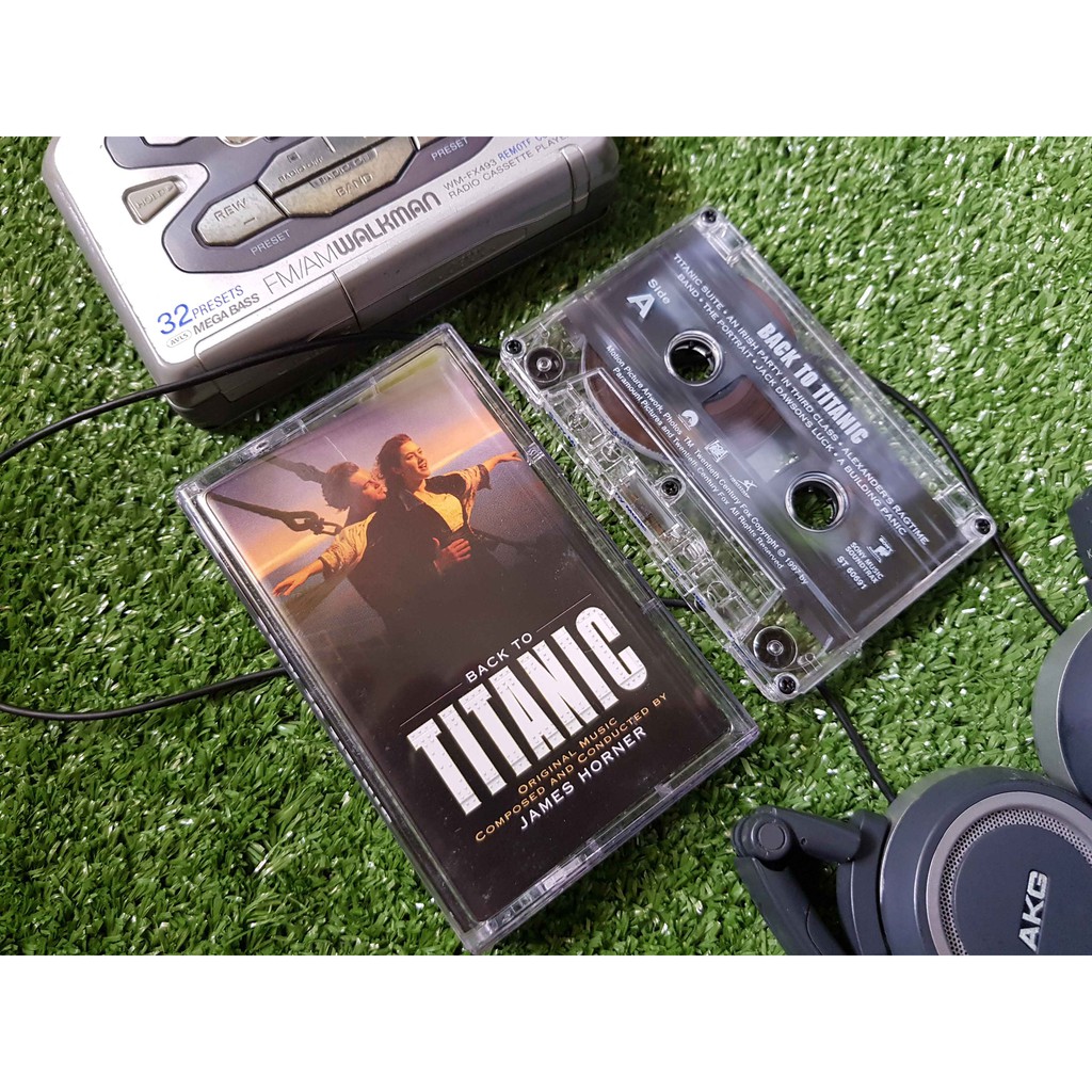 เทปคาสเซ็ทเพลง Back to Titanic (ลิขสิทธิ์แท้) Cassette The Original Movie Soundtrack by James Horner