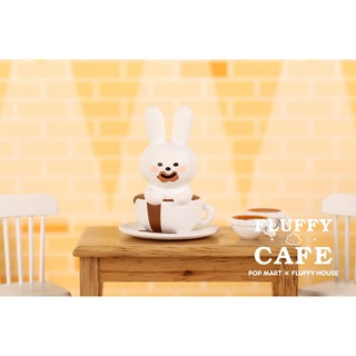 ☁️ Mr.White Cloud Mini Series 3 - Fluffy Cafe  :  Choco Rabbit ☁️ 🍳🍫 🌈