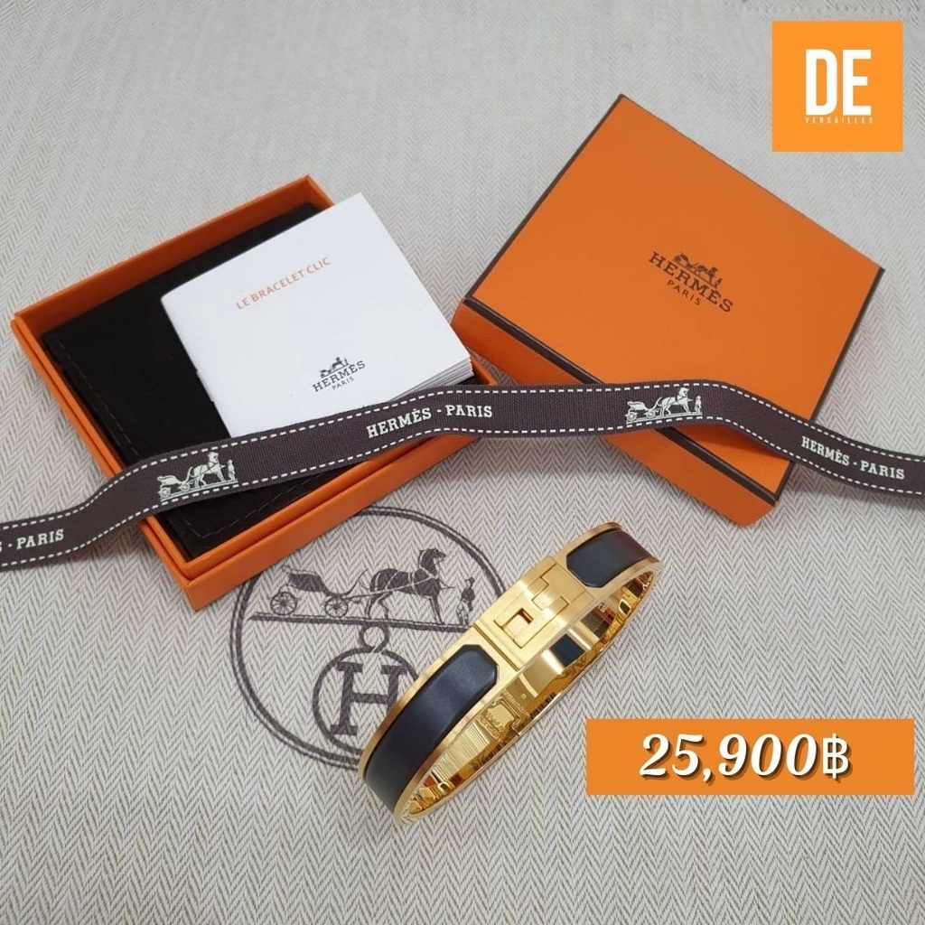 กำไลข้อมือ New Hermes Clic Clac T6 Full Set No Paperbag