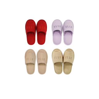 โปรโมชั่น : ELLE รองเท้าใส่ในบ้าน ขนาด Free Size ผลิตจากผ้าฝ้ายธรรมชาติ 100% TES042F1
