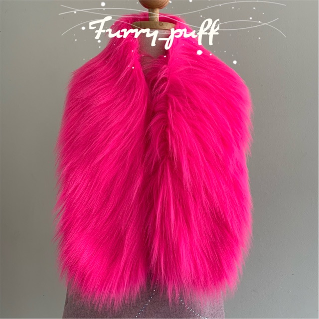 รุ่นFancy Fur ขนยาวสีชมพูนีออน