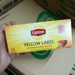 Lipton yellow label tea (25 ซอง/100 ซอง)