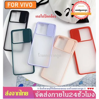 เคสใส ปิดกล้อง เคส Vivo รุ่น Y11/Y12/Y15/Y17 Y19 Y20/Y12s/Y20s Y30/Y50 Y91/Y93/Y95 V19 V20 V20SE เคสกันกระแทก ราคาถูก