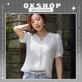 QKshop ☂️วงการสายทำบุญ หรือสายเที่ยวคาเฟ่ชิคๆ ไม่ควรพลาดเสื้อรุ่นนี้ก็คือใส่แล้วสบายกายสบายใจ✨โดนใจสุด☀️