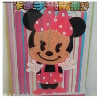 แผ่นยาง กันลื่น Minnie mouse มินนี้เม้าส์ ขนาดสูง 6 นิ้ว