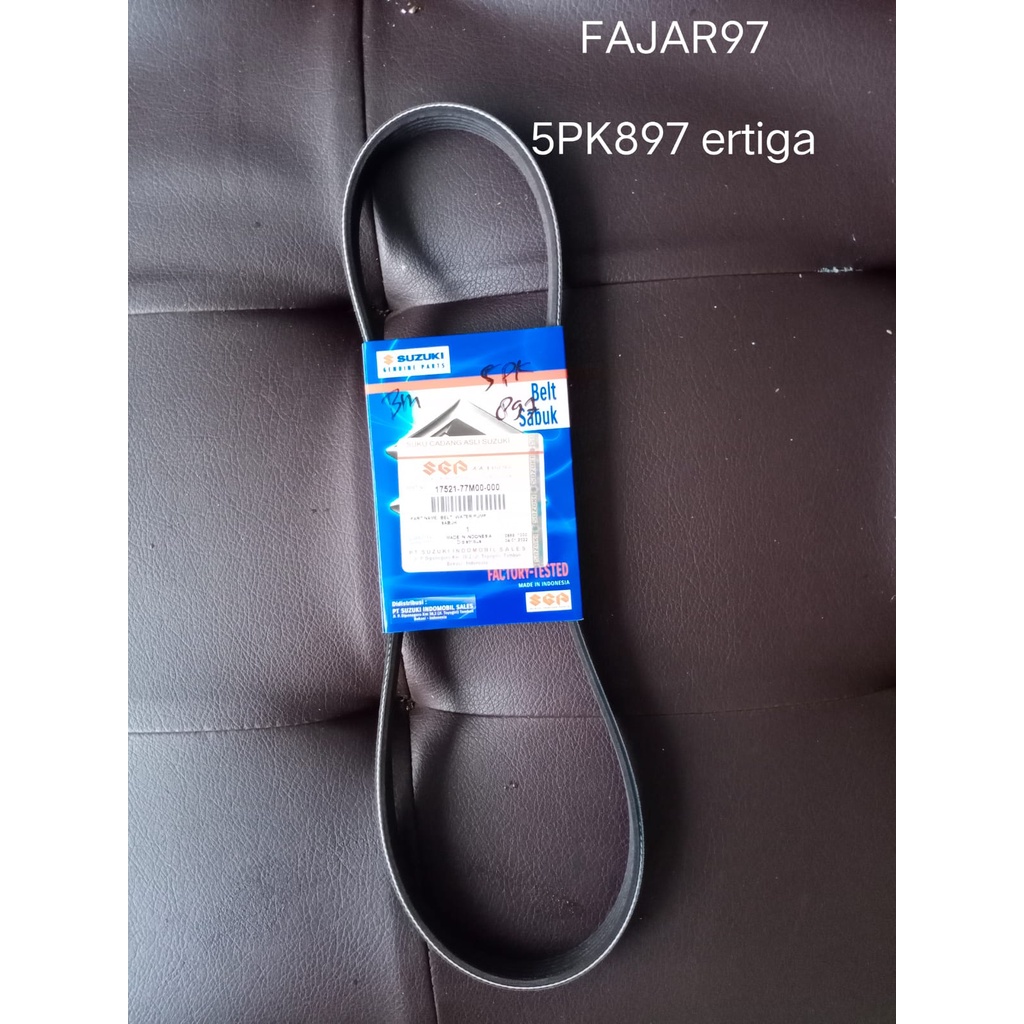 สายพานพัดลม/ada Fan Alternator suzuki Ertiga/All new swift/Splash 5PK897 (17521-77M00)