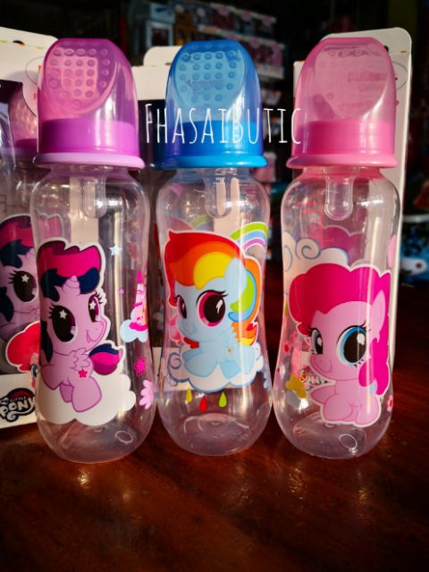 ขวดนม 4 ออนซ์​ 8ออนซ์​ คอแคบ ลาย Pony​  ลิขสิทธิ์​แท้​   BPA ​FREE​ ราคา ถูกที่สุด ดีลบีเคเค แกลเลอรีภาพที่ 5