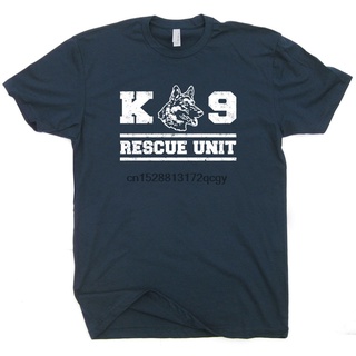 เสื้อยืดโอเวอร์ไซส์ใหม่ เสื้อยืด ลายตํารวจตํารวจ Shepherd Fireman K9 Rescue Unit สําหรับผู้ชาย 2022S-5XL