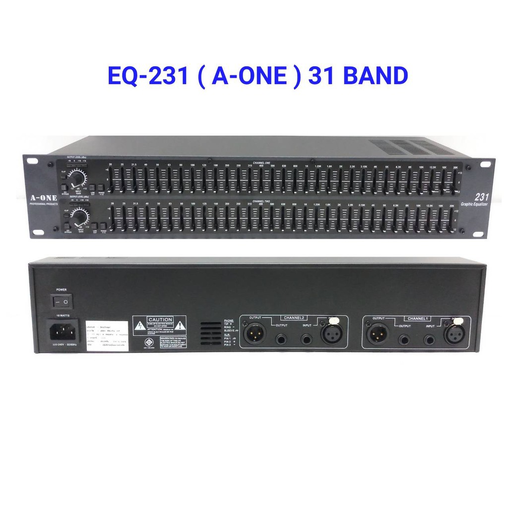 Equalizer AONE อีคิวอีควอไลเซอร์ 31 ช่อง รุ่น EQ231 ส่งฟรี เก็บเงิน