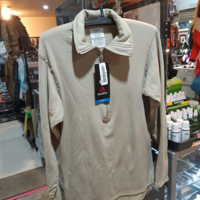 US ARMY POLARTEC POWER DRY SIZE SMALL-LONG เสื้อกันหนาว Made in USA