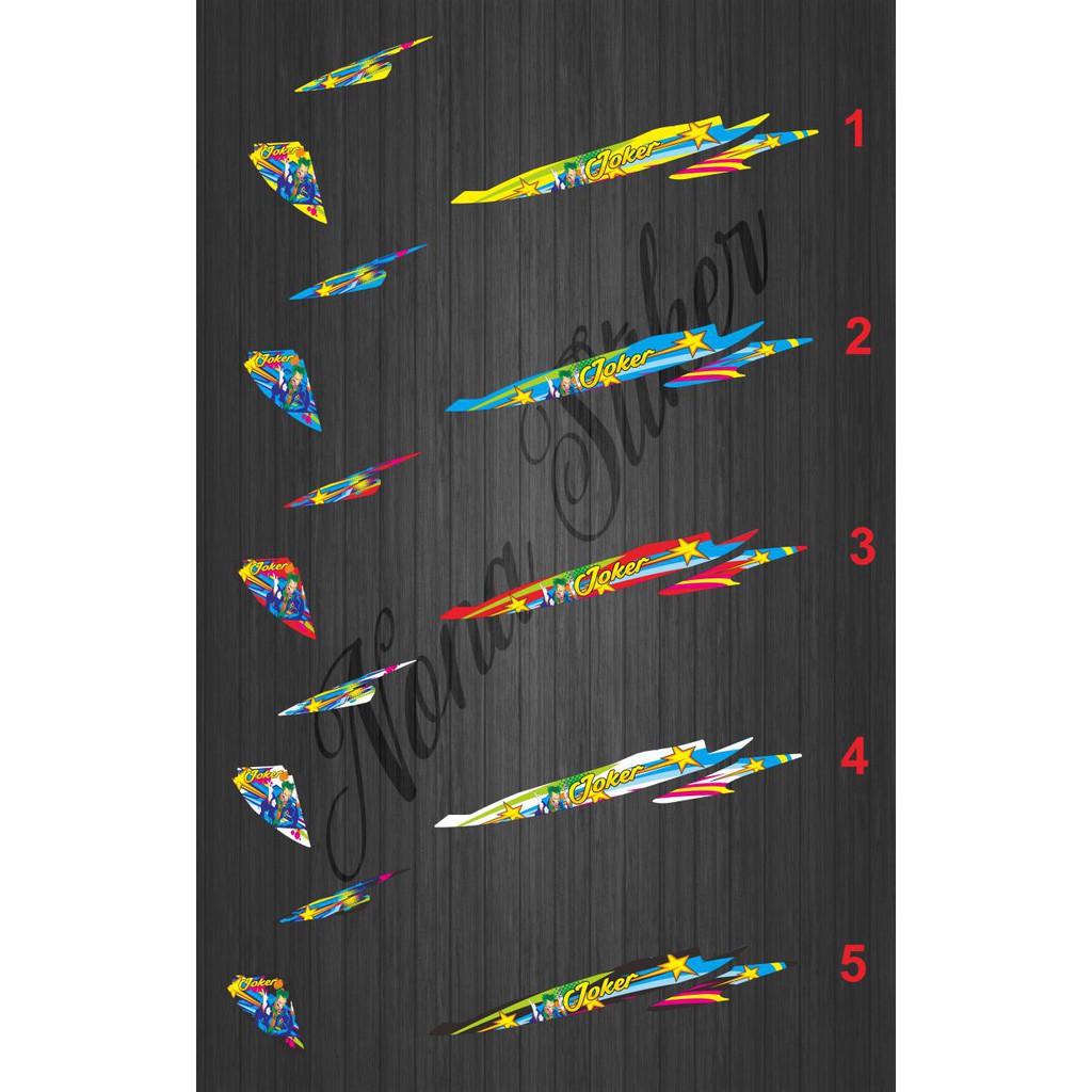 สติ๊กเกอร์ VARIO CW 110 JOKER DECAL STRIPING