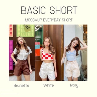 ✨ลด20% ใส่โค้ด WHKWQY✨ Basic shorts (XS-XL) ขาสั้นเอิร์ธโทนสุดปัง เก็บทรงสวย