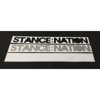 สติกเกอร์ไดคัท STANCE NATION ไม่สะท้อนแสง  สติกเกอร์แต่งรถ