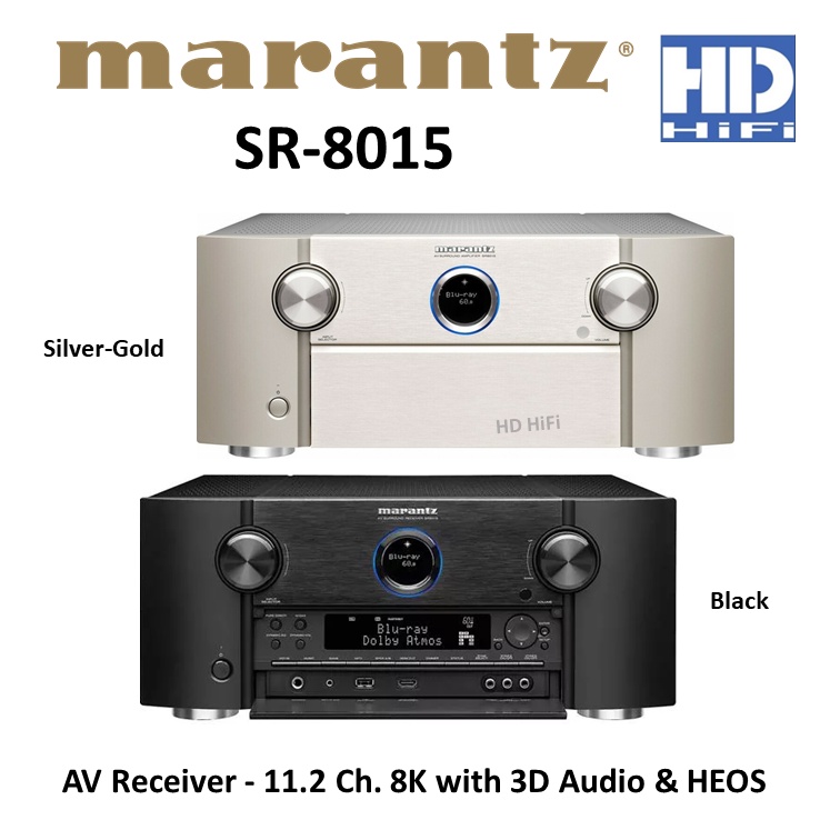 Marantz SR8015 AV-Receiver11.2CH 8K