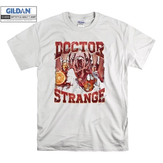 T-shirt  GILDAN เสื้อยืดมีฮู้ด ลาย Marvel Doctor Strange Portrait โอเวอร์ไซซ์ สําหรับผู้ชาย และผู้หญิง 7021S-5XL