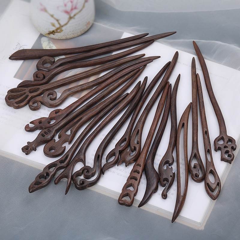 พร้อมส่ง ปิ่นปักผมไม้ ปิ่นปักผมจีน ปิ่นไม้ ปิ่นปักผมเรียบๆ ปิ่นปักผมสไตล์จีนโบราณ ฮั่นฝู