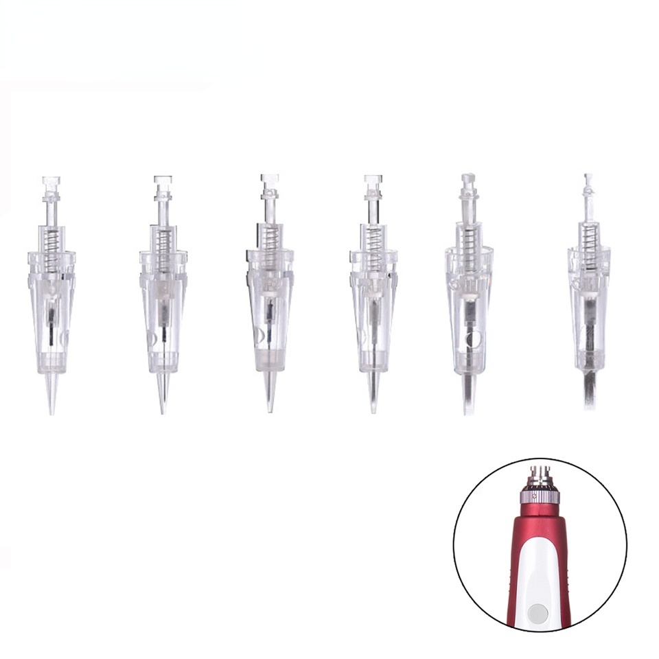 ตลับเข็มสักถาวร พร้อม 1RL 3RL 5RL 5F 7RL แบบใช้แล้วทิ้ง 10 ชิ้น ต่อล็อต
