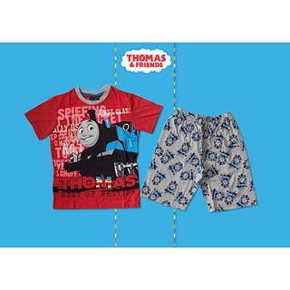 ✅ [3-4Y] Thomas And Friends T-shirt And Shorts Set ชุดเชต เสื้อ และกางเกง โทมัส แอนด์ เฟรนด์