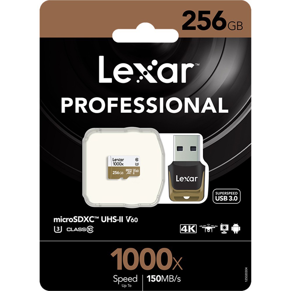 Lexar 1000X Micro SD Card 128GB 32GB 64GB 256GB U3 Memory Card Flash TF