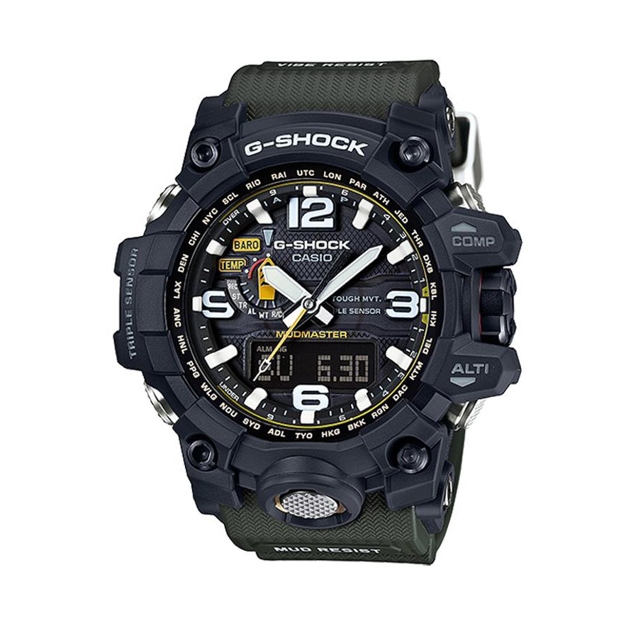 Casio G-Shock นาฬิกาข้อมือผู้ชาย สายเรซิ่น รุ่น GWG-1000,GWG-1000-1A3 - สีเขียว