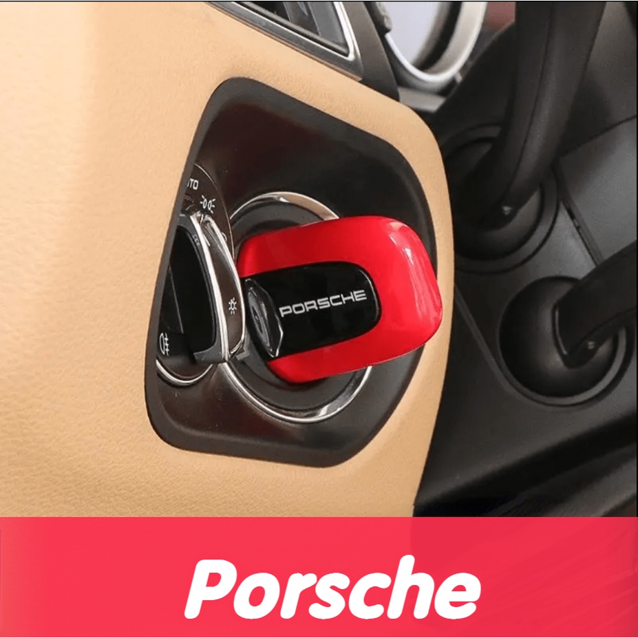 Keyless start bracket for Porsche one key start knob cover macan Cayenne Cayman 911 718 Panamera