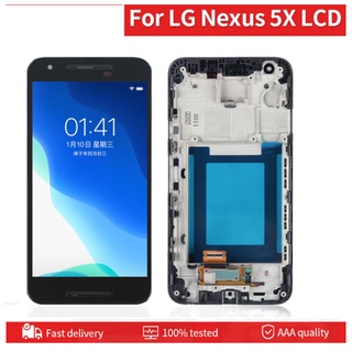 หน้าจอสัมผัส LCD ขนาด 5.2 นิ้ว พร้อมกรอบดิจิทัล สําหรับ LG Nexus 5X H790 H791 H798