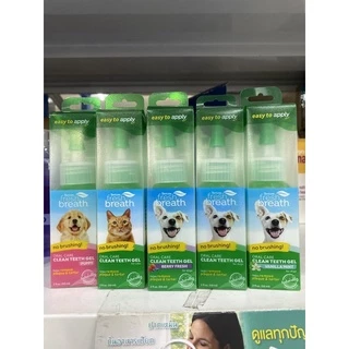 Tropiclean Teeth Gel Fresh breath gel (ขนาด 2fl oz) เจลทำความสะอาดฟัน (เล็ก)