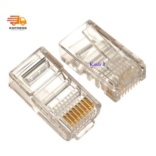 RJ45 CAT5E หัวแลน หัวแลนตัวผู้ Plug RJ45 BOX/100 หัว