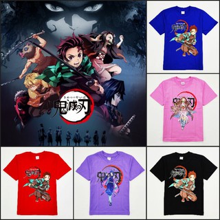 📌เพิ่มสต๊อก เสื้อทันจิโร่ เนซุโกะ เสื้อดาบพิฆาตอสูร เสื้อยืดDemon Slayer Kimetsu no Yaiba