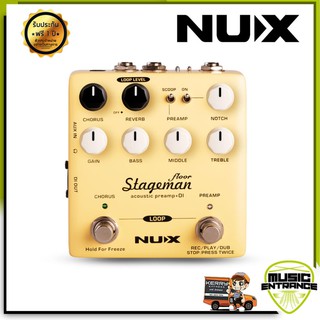 NUX Effect Guitar  NAP-5 Stageman Floor Acoustic Preamp/DI  เอฟเฟ็คก้อน จัดส่งฟรี